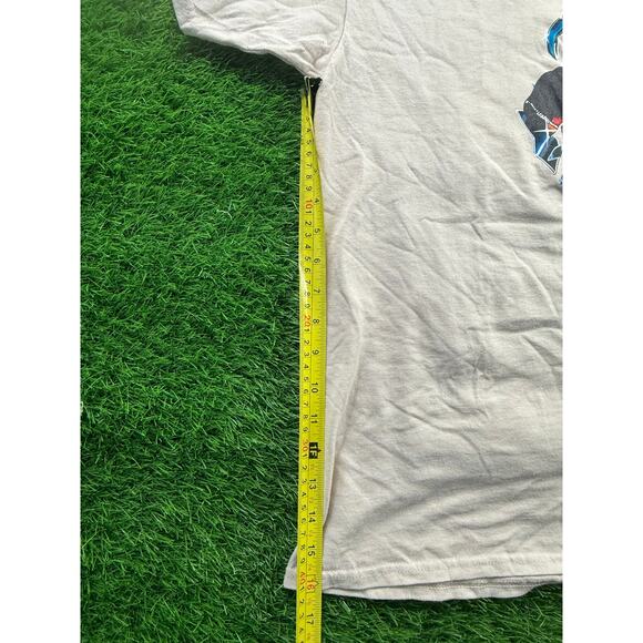 Bleach Saintt Laurent Graphic Tee Sz XXL Tan Streetwear Bootleg Parody USA Shirt - Picture 4 of 8